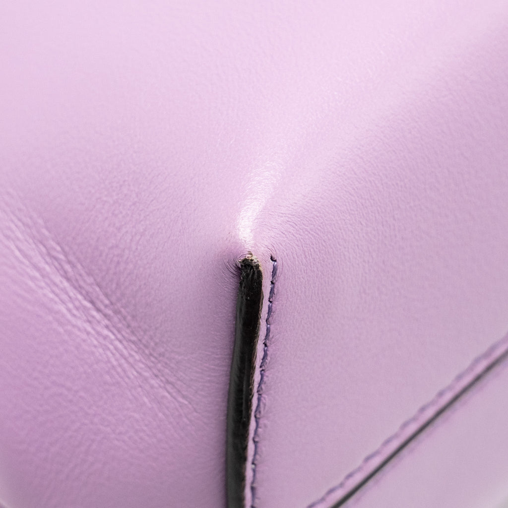 FENDI SMALL FENDI FIRST CLUTCH BAG NAPPA LILAC SHW