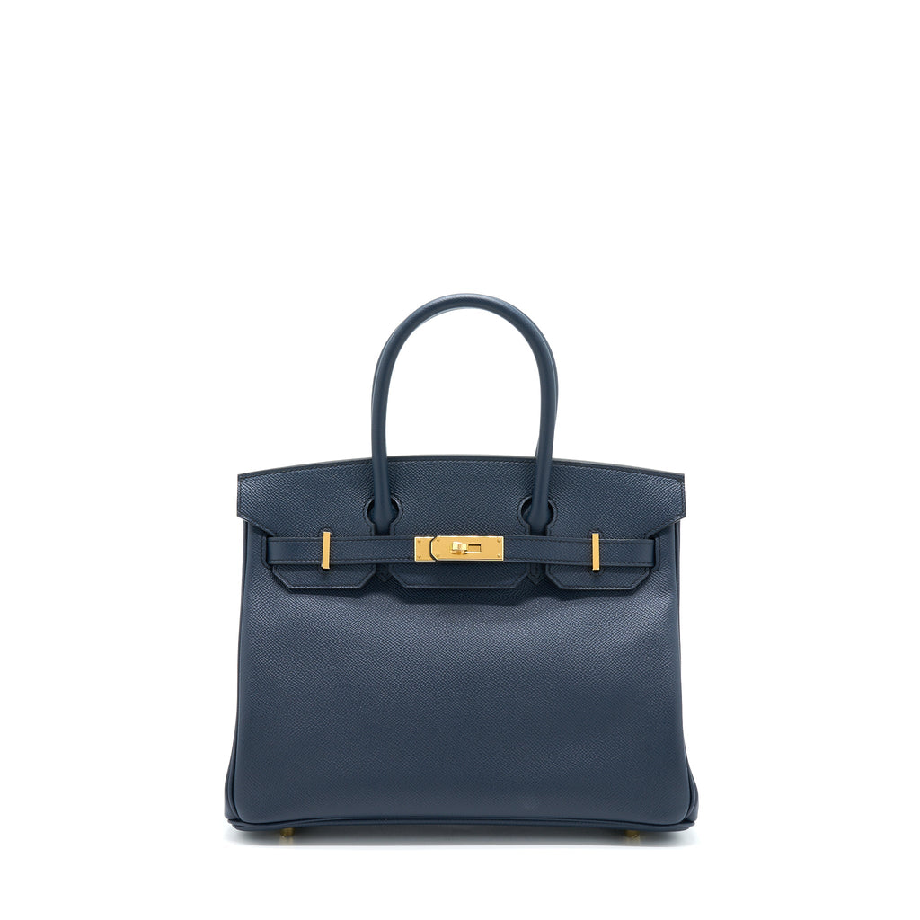 HERMES BIRKIN 30 EPSOM BLUE INDIGO GHW