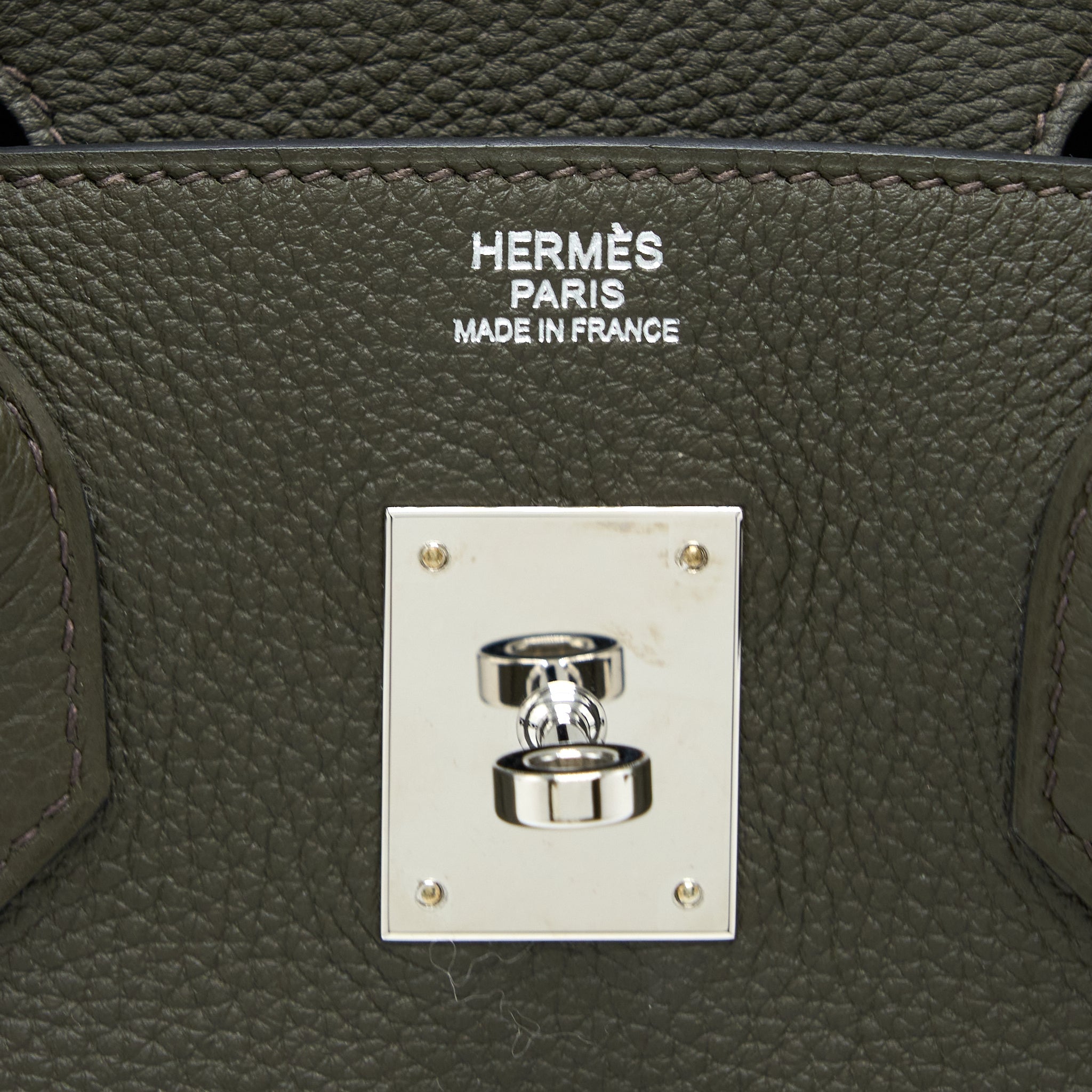 HERMES BIRKIN 30 TOGO C6 VERT DE GRIS SHW