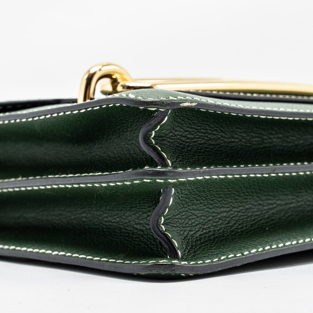 HERMES ROULIS 23 EVERCOLOR VERT CYPRES GHW