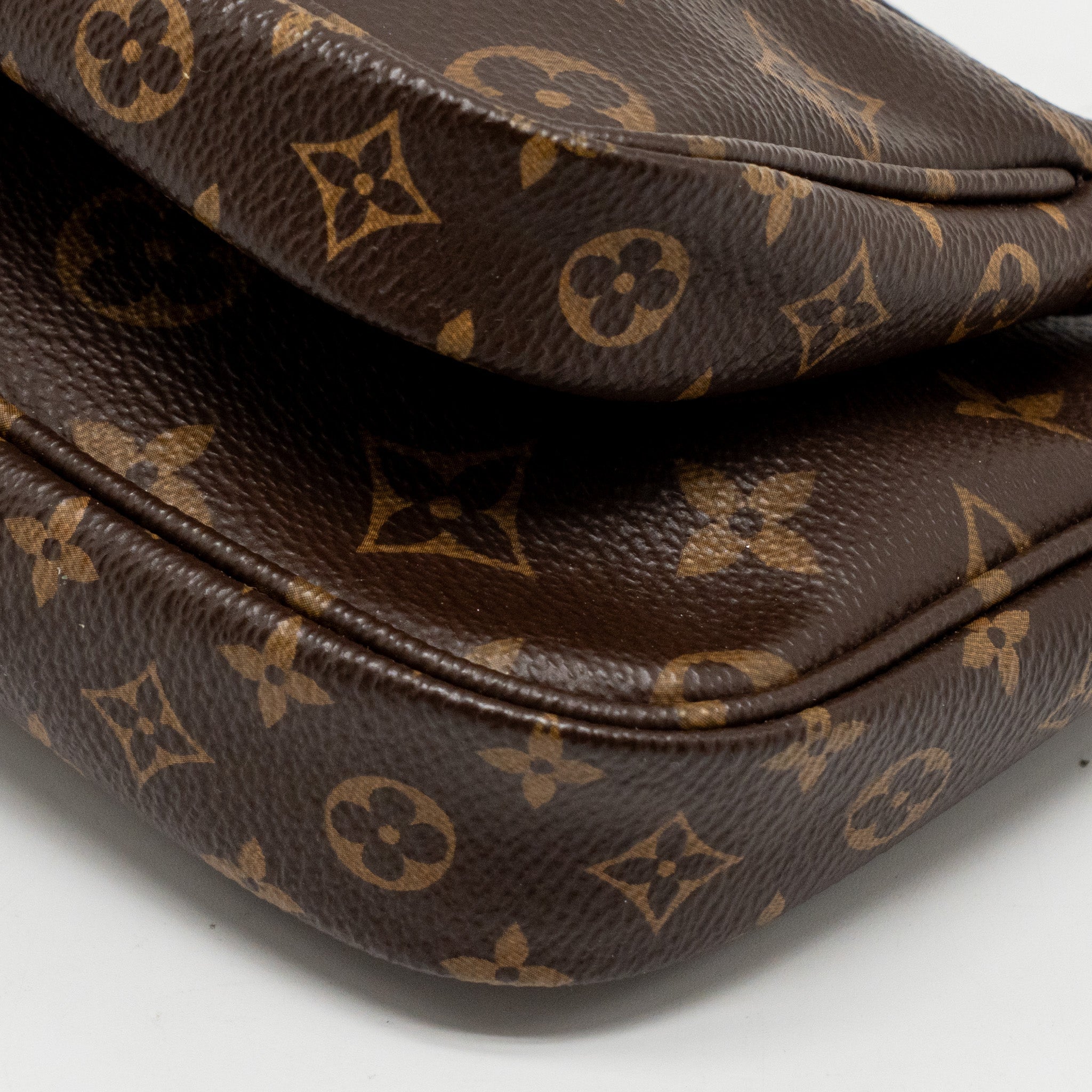 LOUIS VUITTON MULTI POCHETTE ACCESSORIES KHAKI STRAP MONOGRAM CANVAS GHW