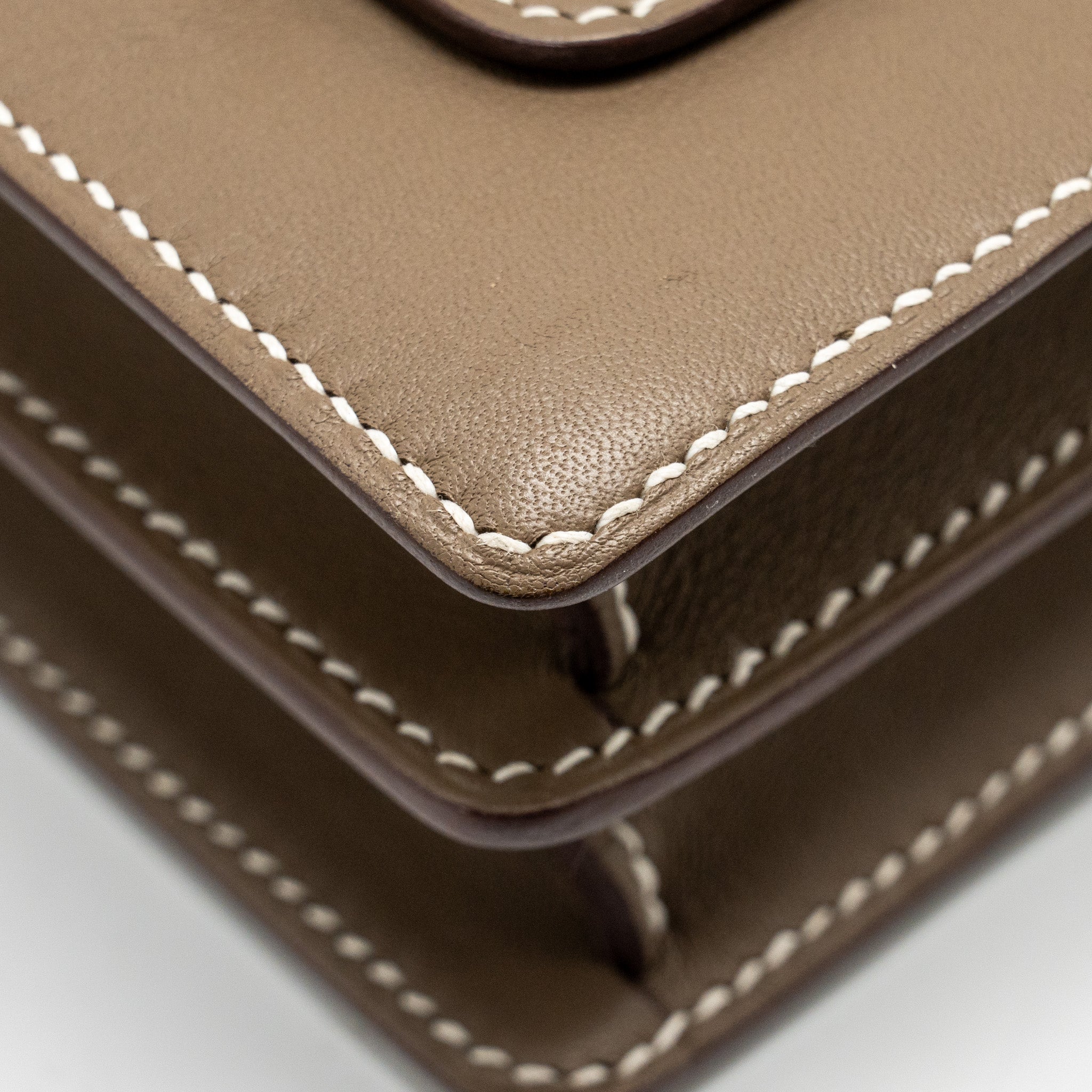 HERMES MINI ROULIS SWIFT ETOUPE LGHW