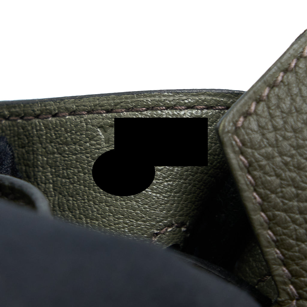 HERMES BIRKIN 30 TOGO C6 VERT DE GRIS SHW
