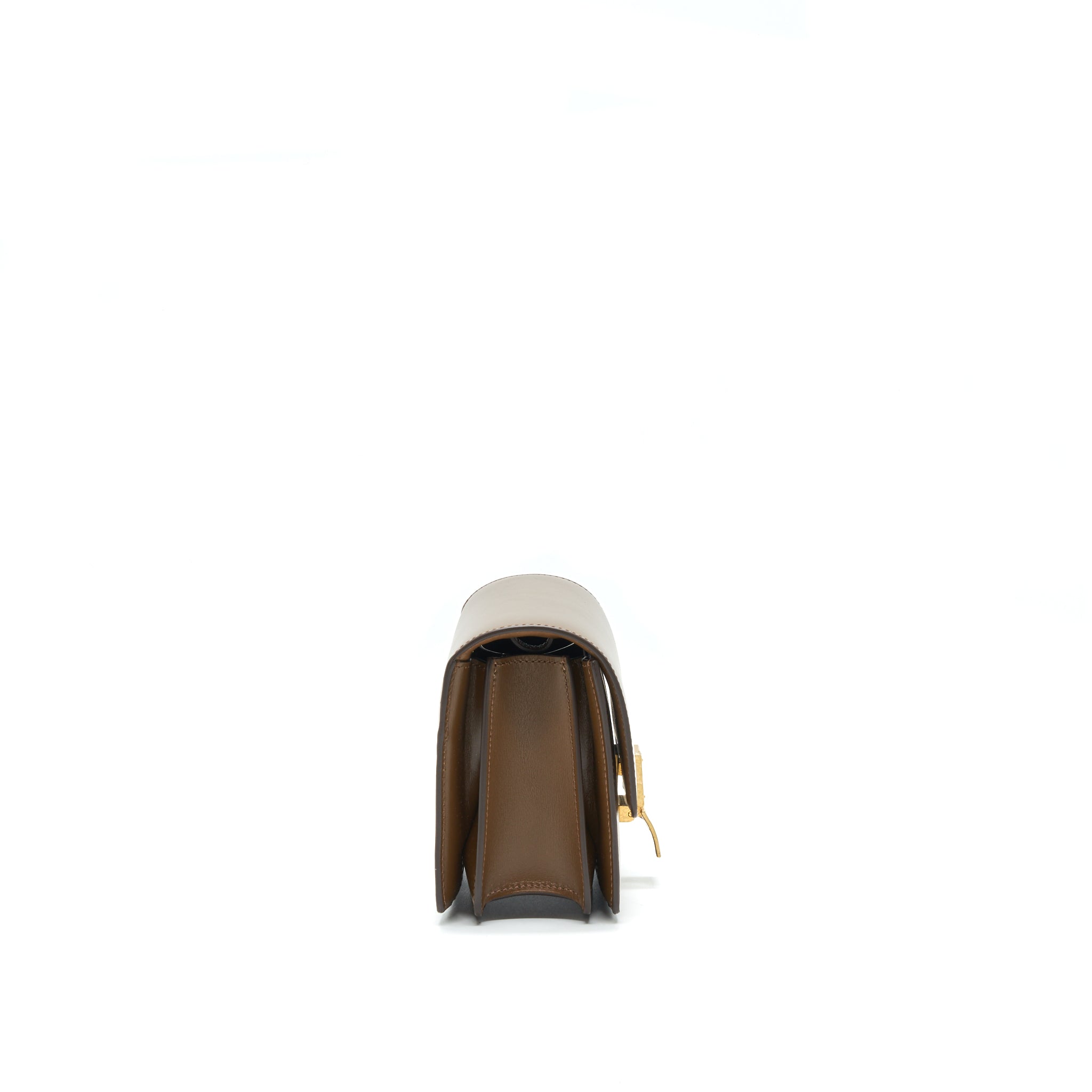 CELINE SMALL CLASSIC BOX BAG CAMEL GHW
