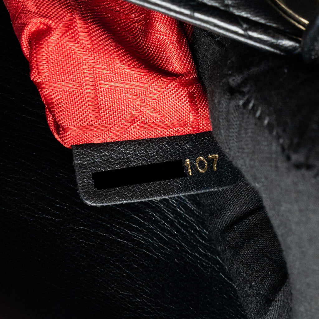 DIOR SMALL MY ABC LADY DIOR LAMBSKIN BLACK GHW