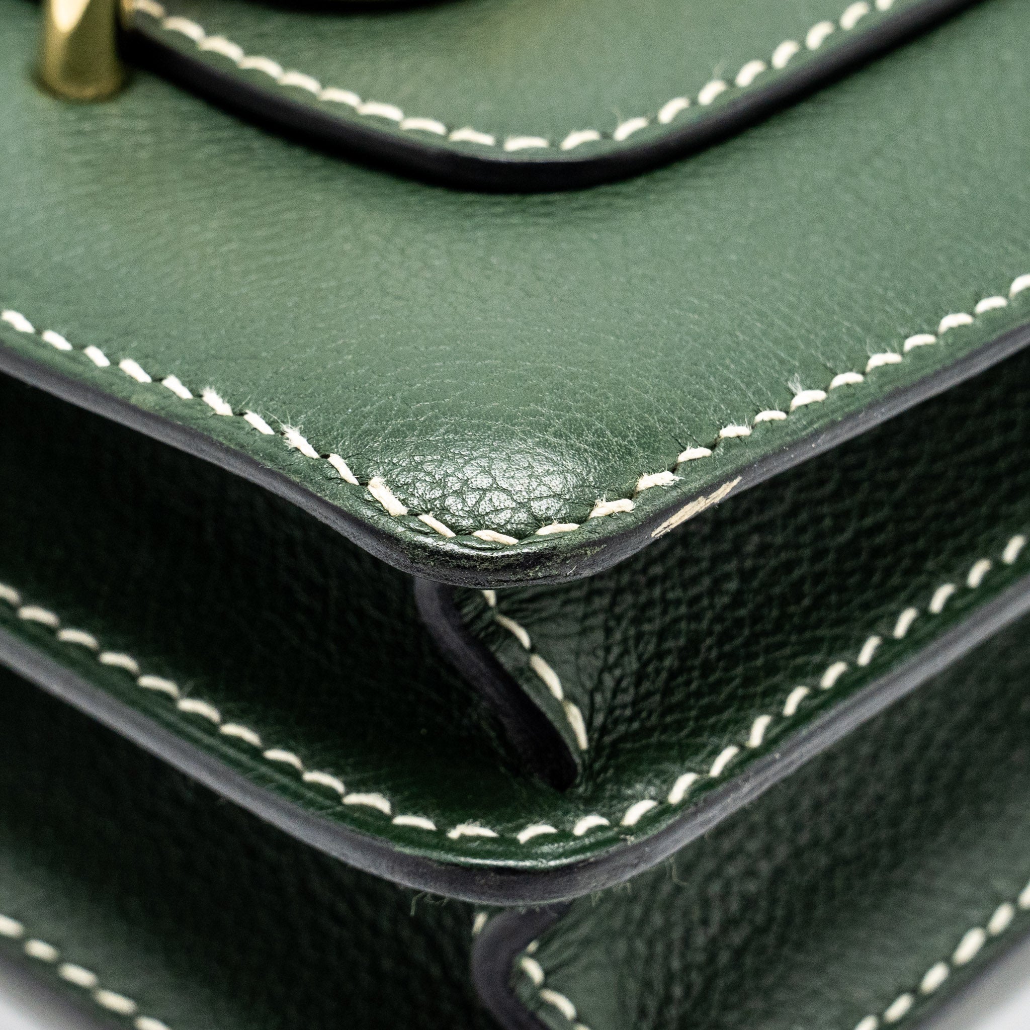 HERMES ROULIS 23 EVERCOLOR VERT CYPRES GHW
