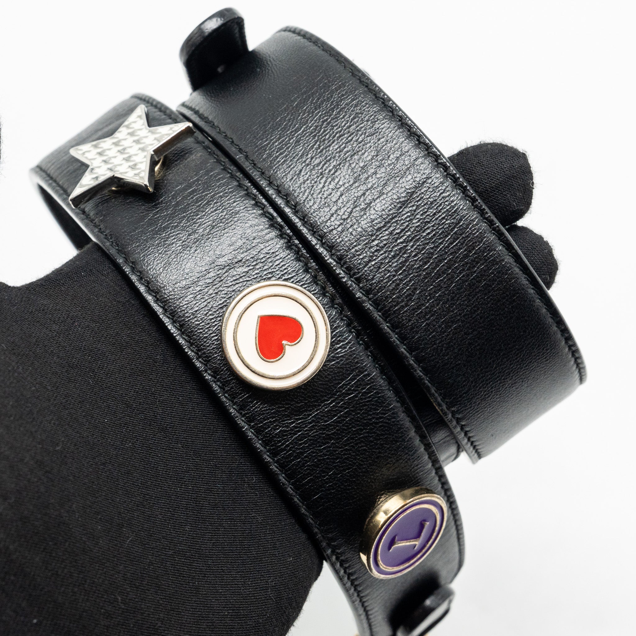 DIOR SMALL MY ABC LADY DIOR LAMBSKIN BLACK GHW