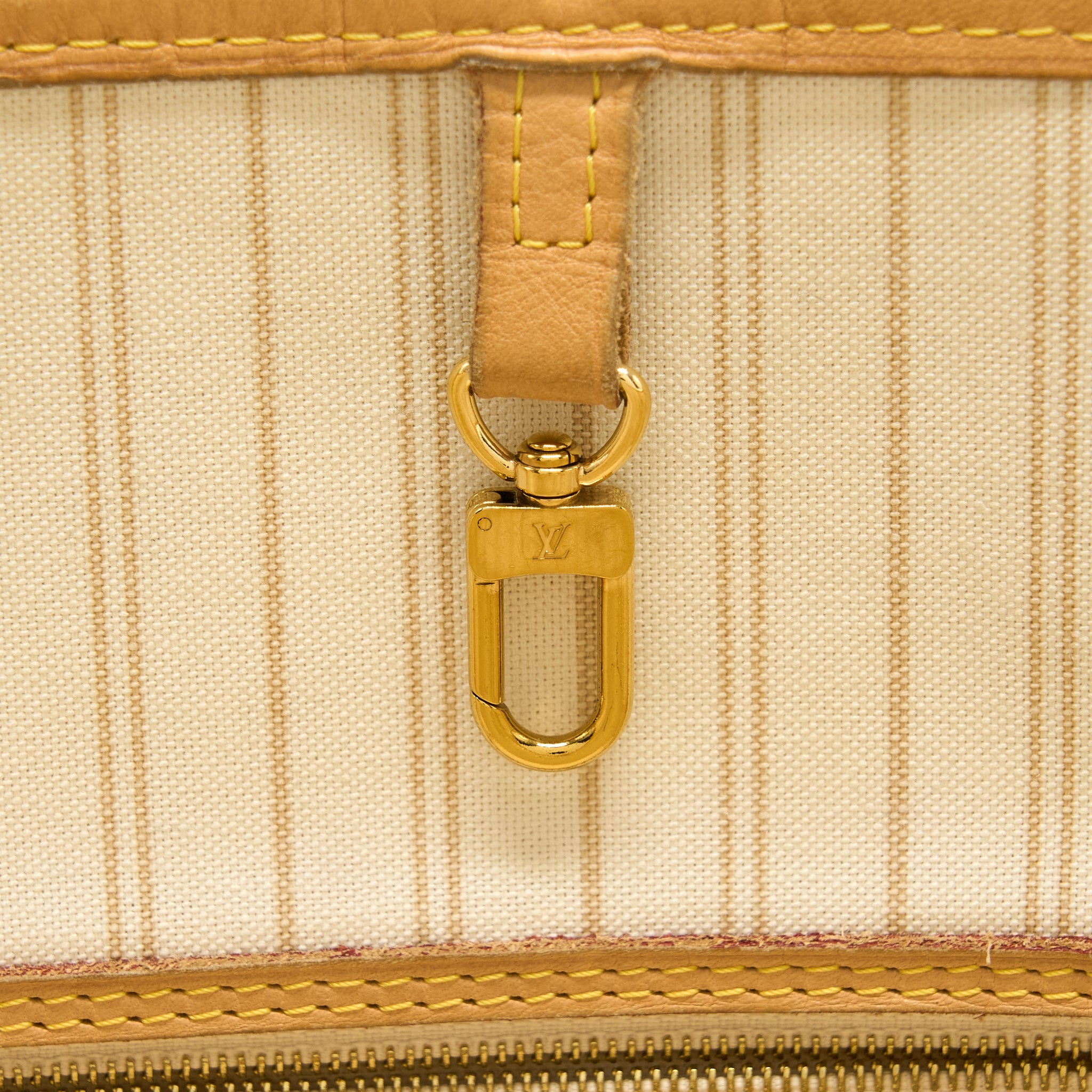 LOUIS VUITTON NEVERFULL MM DAMIER AZUR GHW