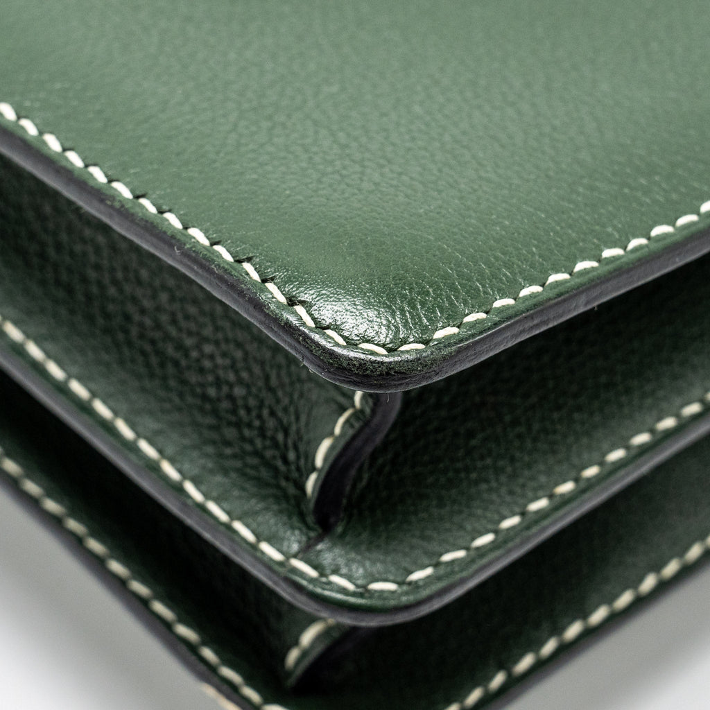 HERMES ROULIS 23 EVERCOLOR VERT CYPRES GHW