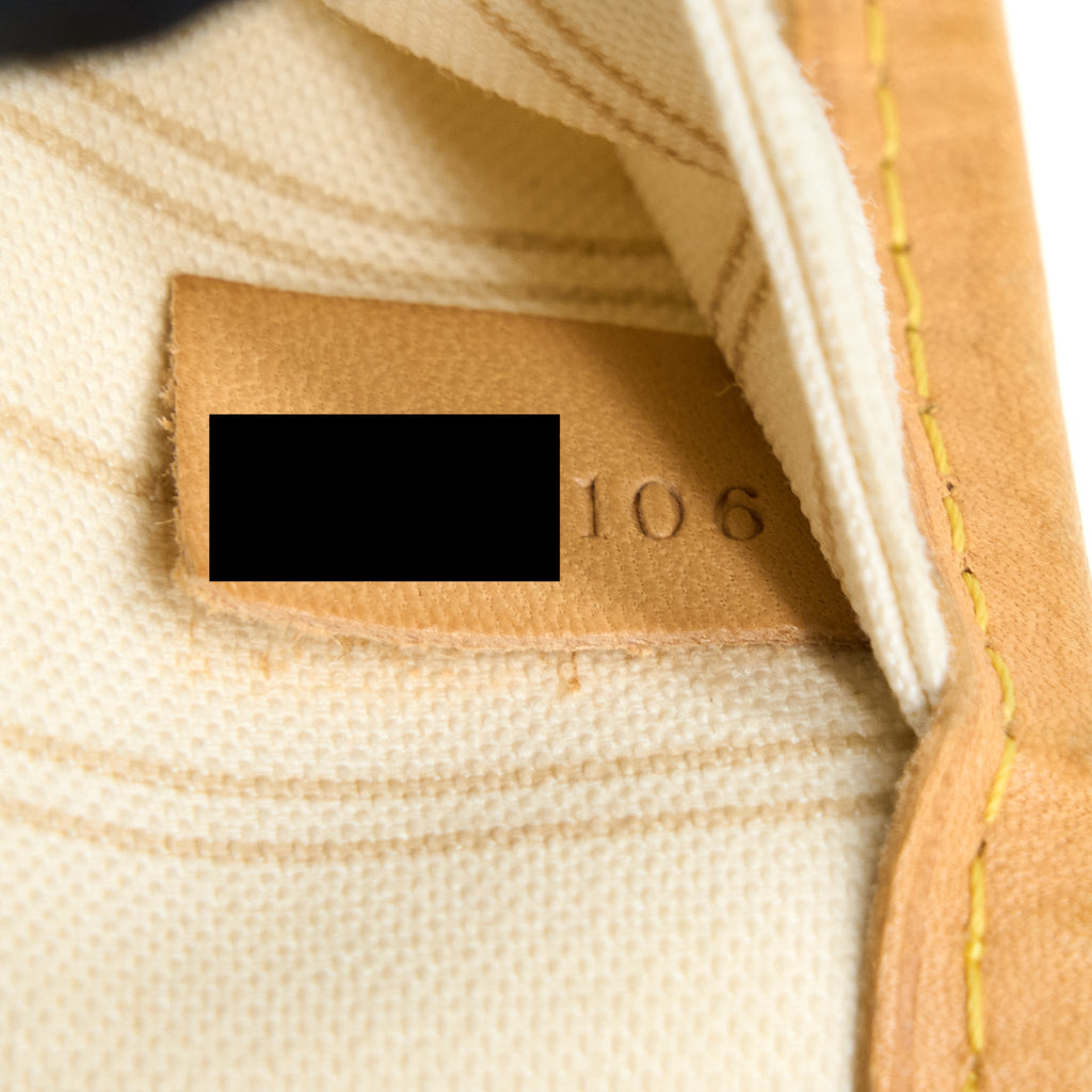 LOUIS VUITTON NEVERFULL MM DAMIER AZUR GHW
