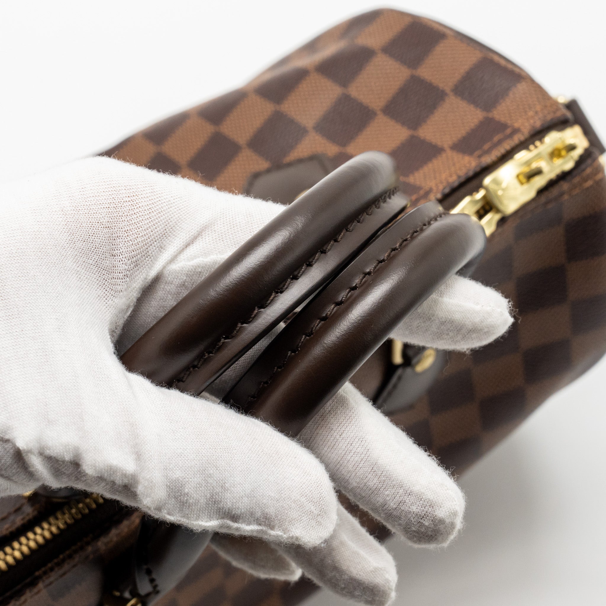 LOUIS VUITTON SPEEDY BANDOULIERE 25 DAMIER EBENE GHW