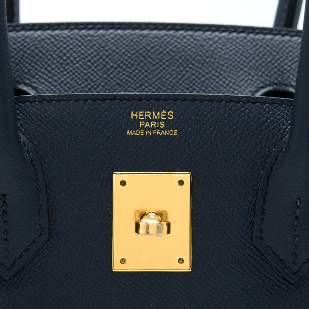 HERMES BIRKIN 30 EPSOM BLUE INDIGO GHW