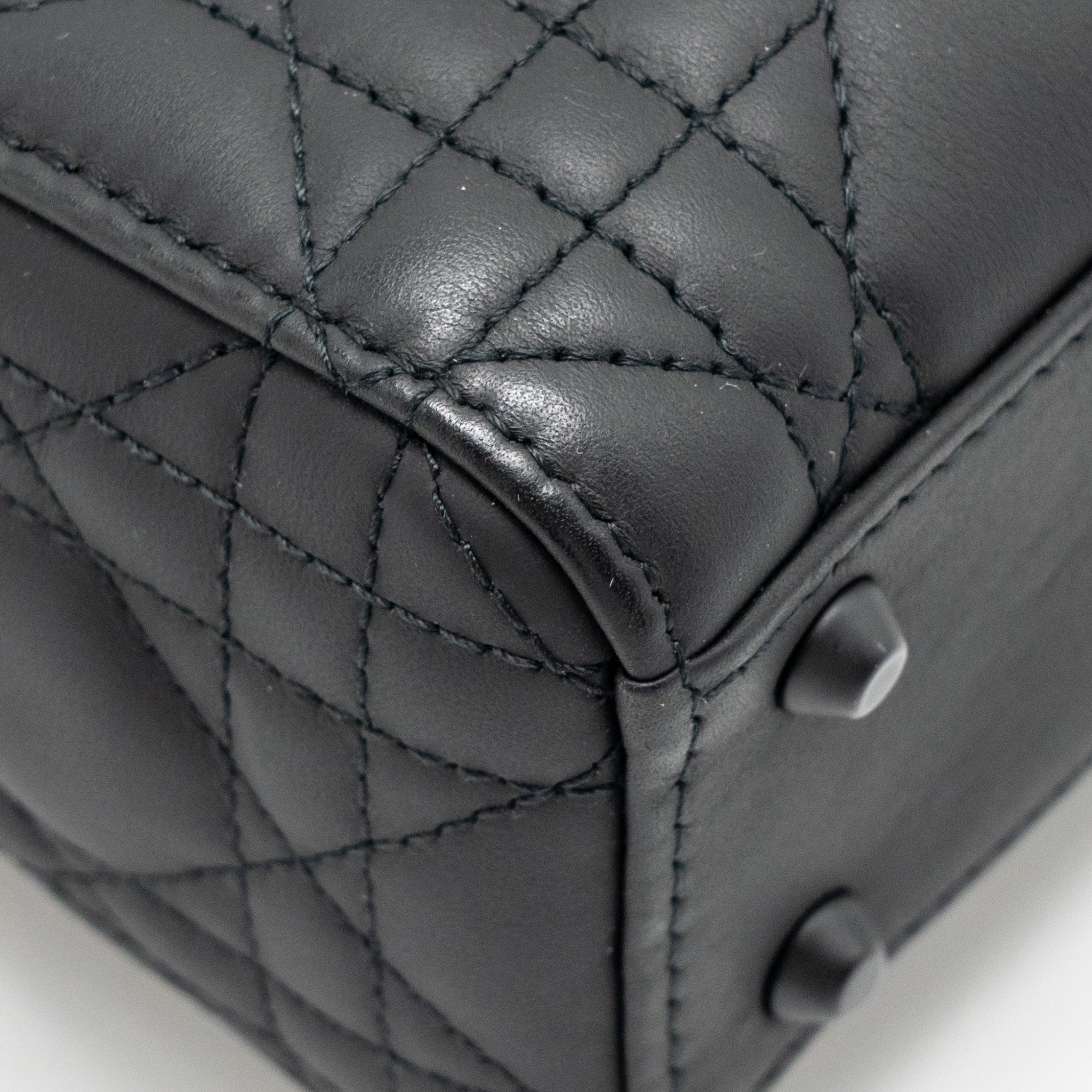 DIOR MINI LADY DIOR CALFSKIN SO BLACK