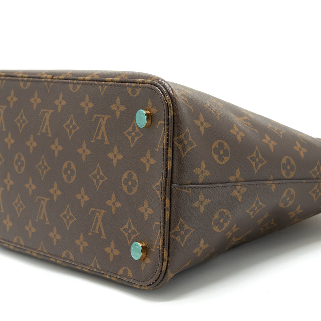 LOUIS VUITTON LOCKIT TOTE BAG MONOGRAM CANVAS GHW