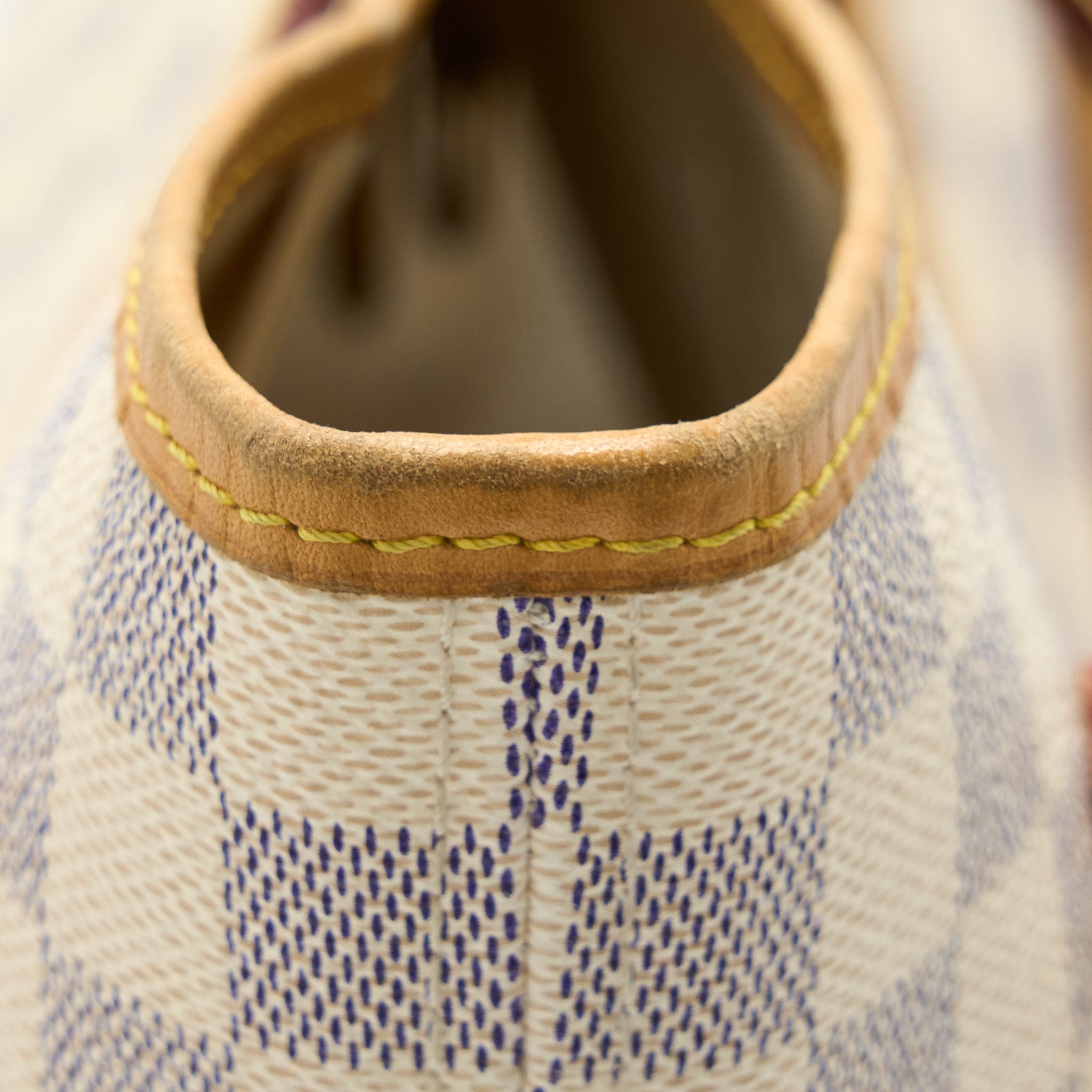 LOUIS VUITTON NEVERFULL MM DAMIER AZUR GHW