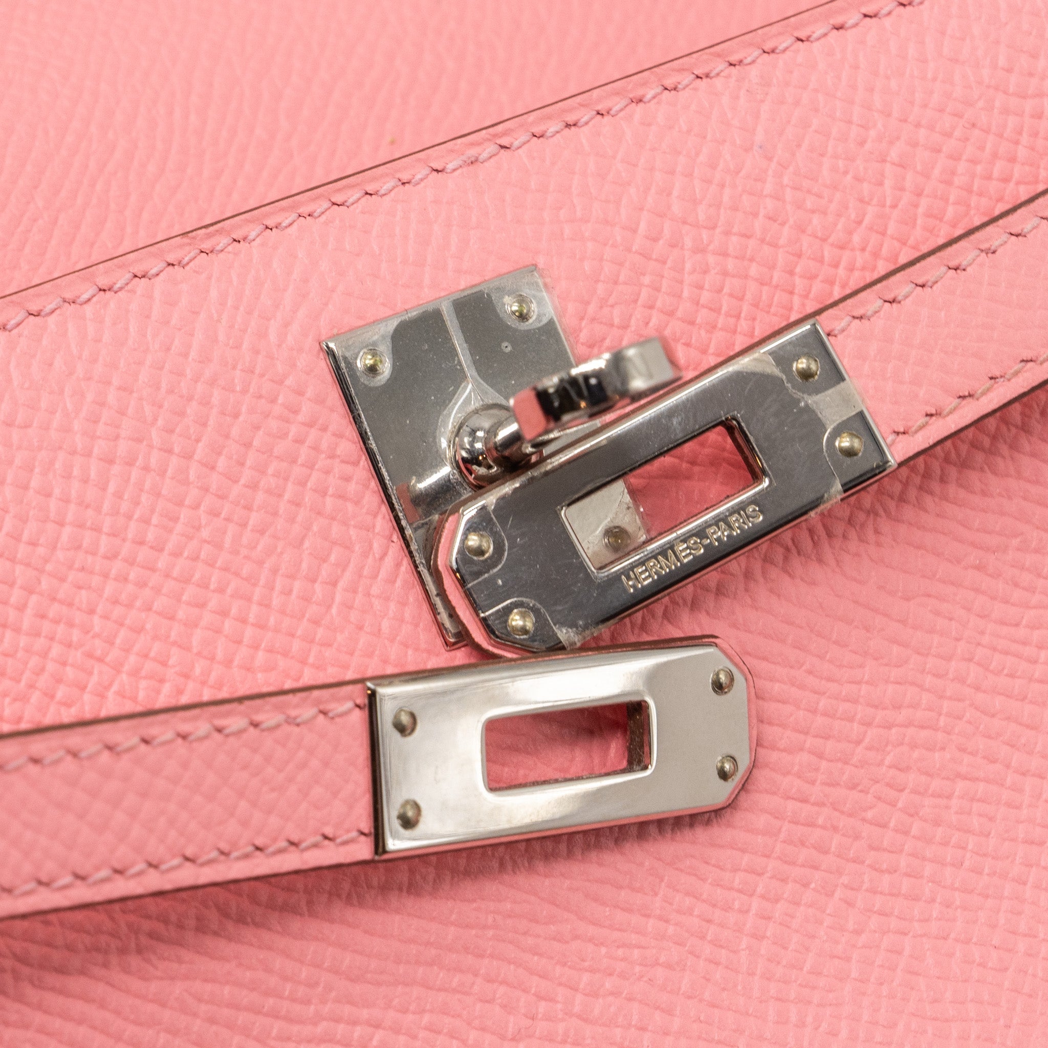 HERMES KELLY POCHETTE EPSOM ROSE CONFETTI SHW