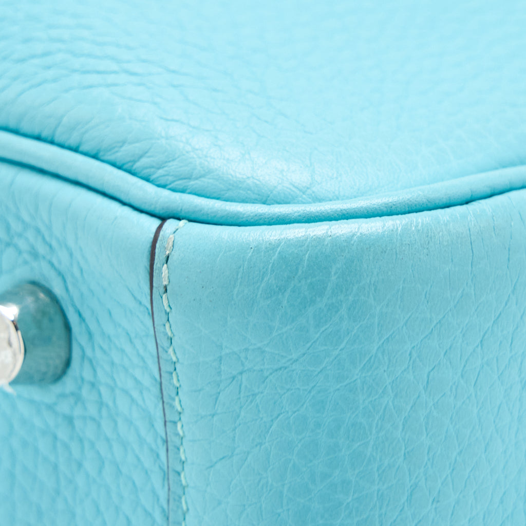 HERMES LINDY 30 CLEMENCE BLUE ATOLL SHW