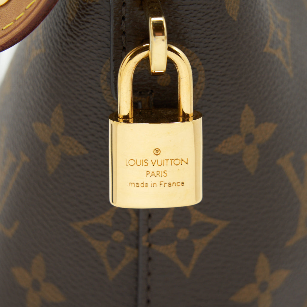 LOUIS VUITTON LOCKIT TOTE BAG MONOGRAM CANVAS GHW