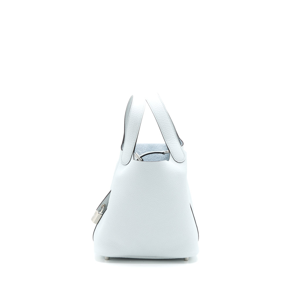 HERMES PICOTIN 18 CLEMENCE BLUE PALE SHW
