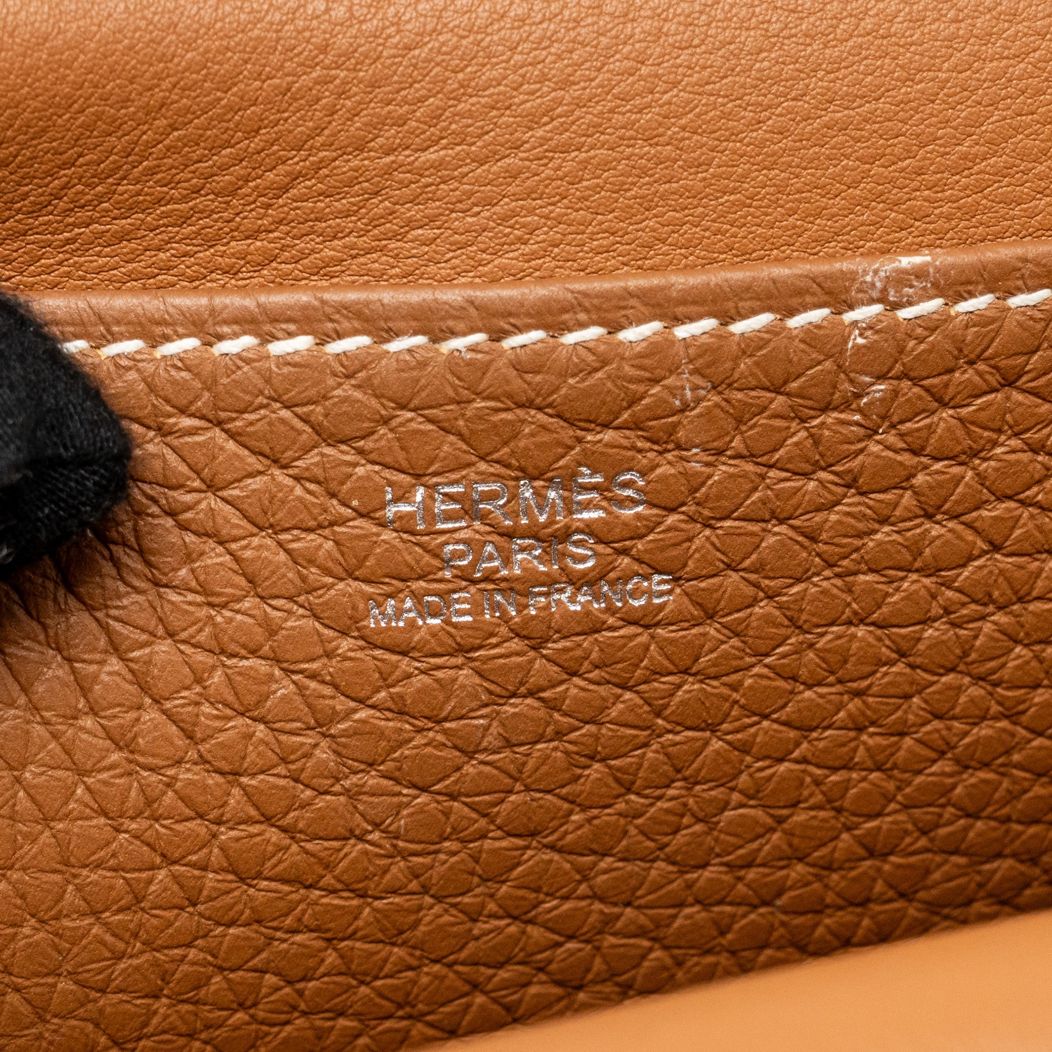 HERMES HALZAN 25 CLEMENCE GOLD SHW
