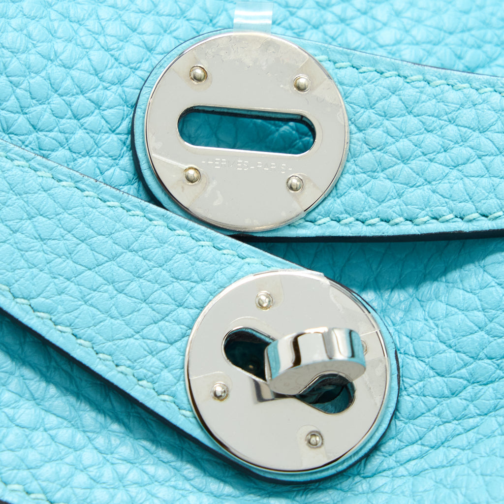 HERMES LINDY 30 CLEMENCE BLUE ATOLL SHW