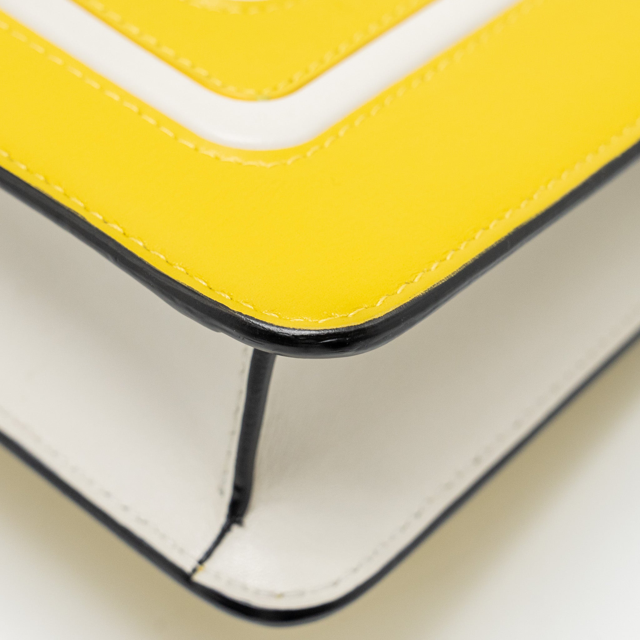 BVLGARI SERPENTI FOREVER CROSSBODY BAG CALFSKIN YELLOW/WHITE LGHW