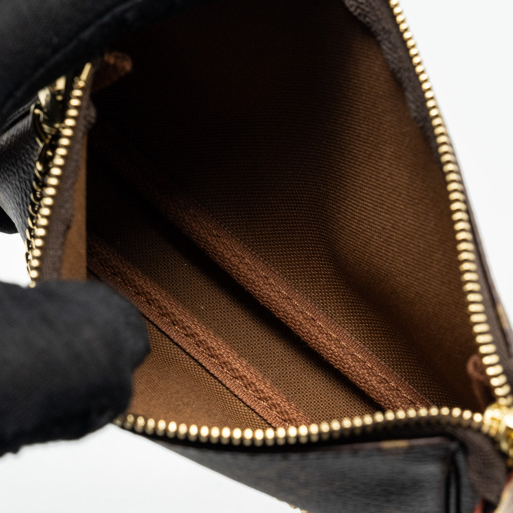 LOUIS VUITTON MINI POCHETTE ACCESSORIES MONOGRAM CANVAS GHW