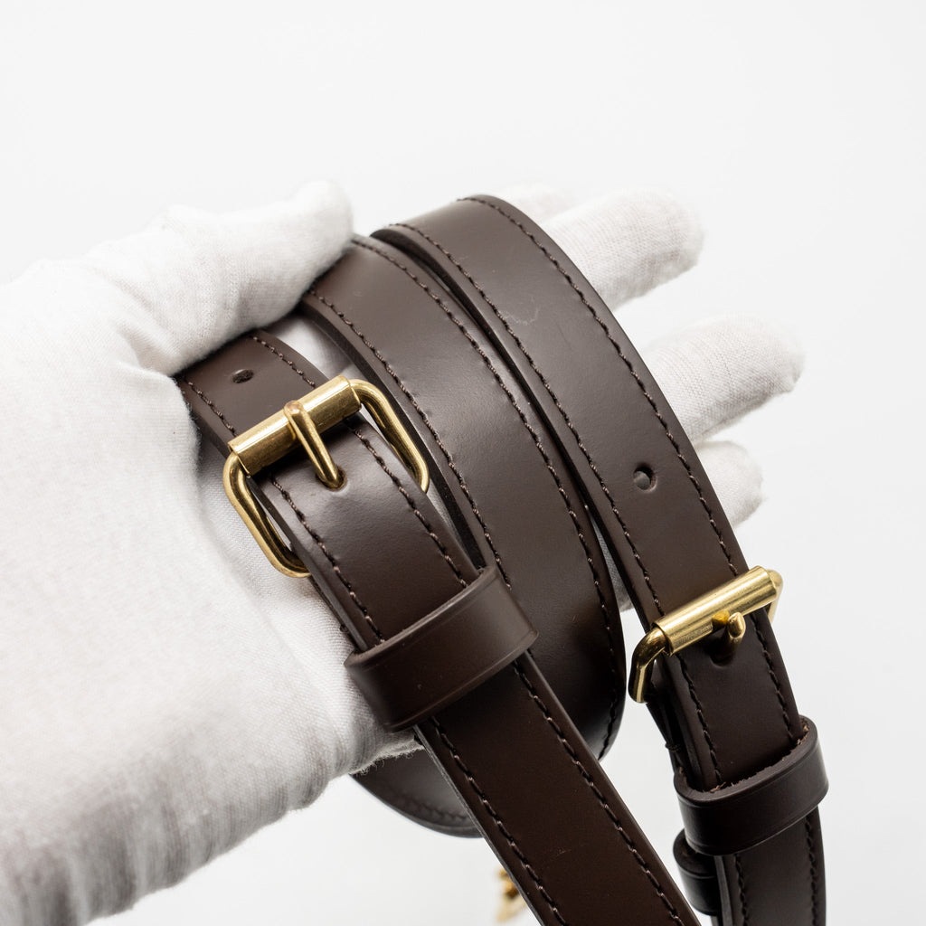LOUIS VUITTON SPEEDY BANDOULIERE 25 DAMIER EBENE GHW