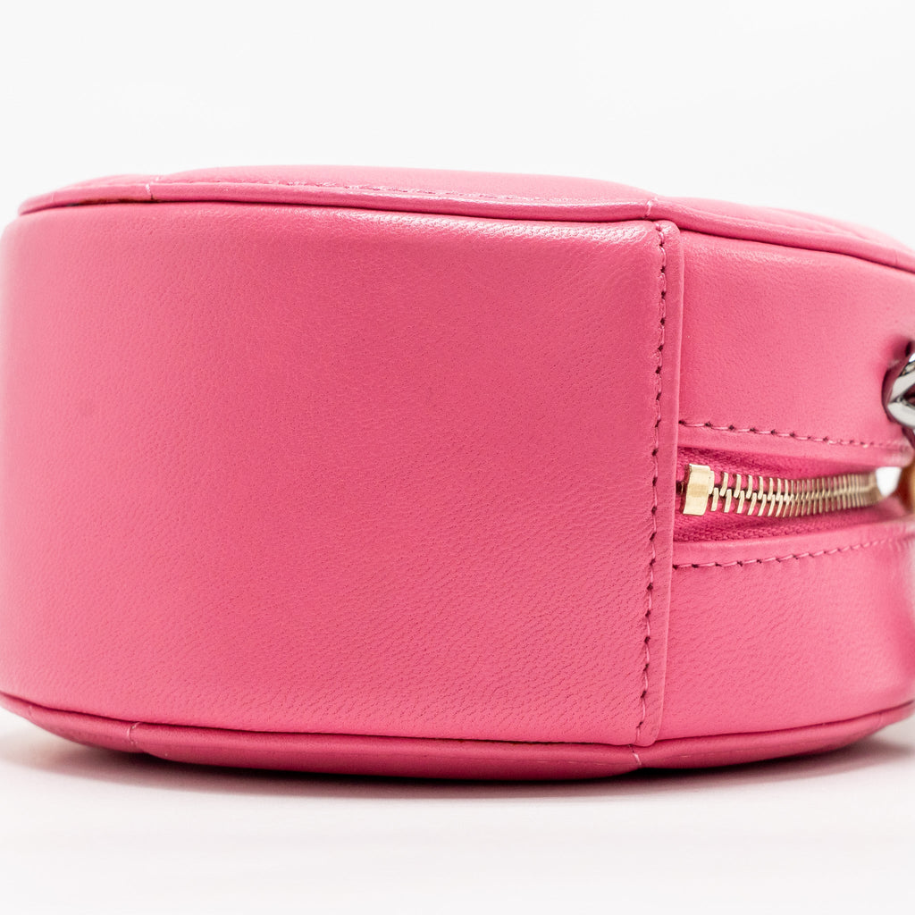 CHANEL 19 ROUND CLUTCH WITH CHAIN LAMBSKIN PINK MULTICOLOUR HARDWARE (MICROCHIP)