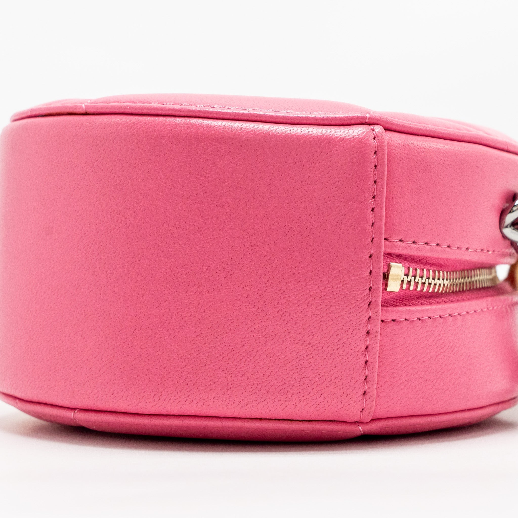 CHANEL 19 ROUND CLUTCH WITH CHAIN LAMBSKIN PINK MULTICOLOUR HARDWARE (MICROCHIP)