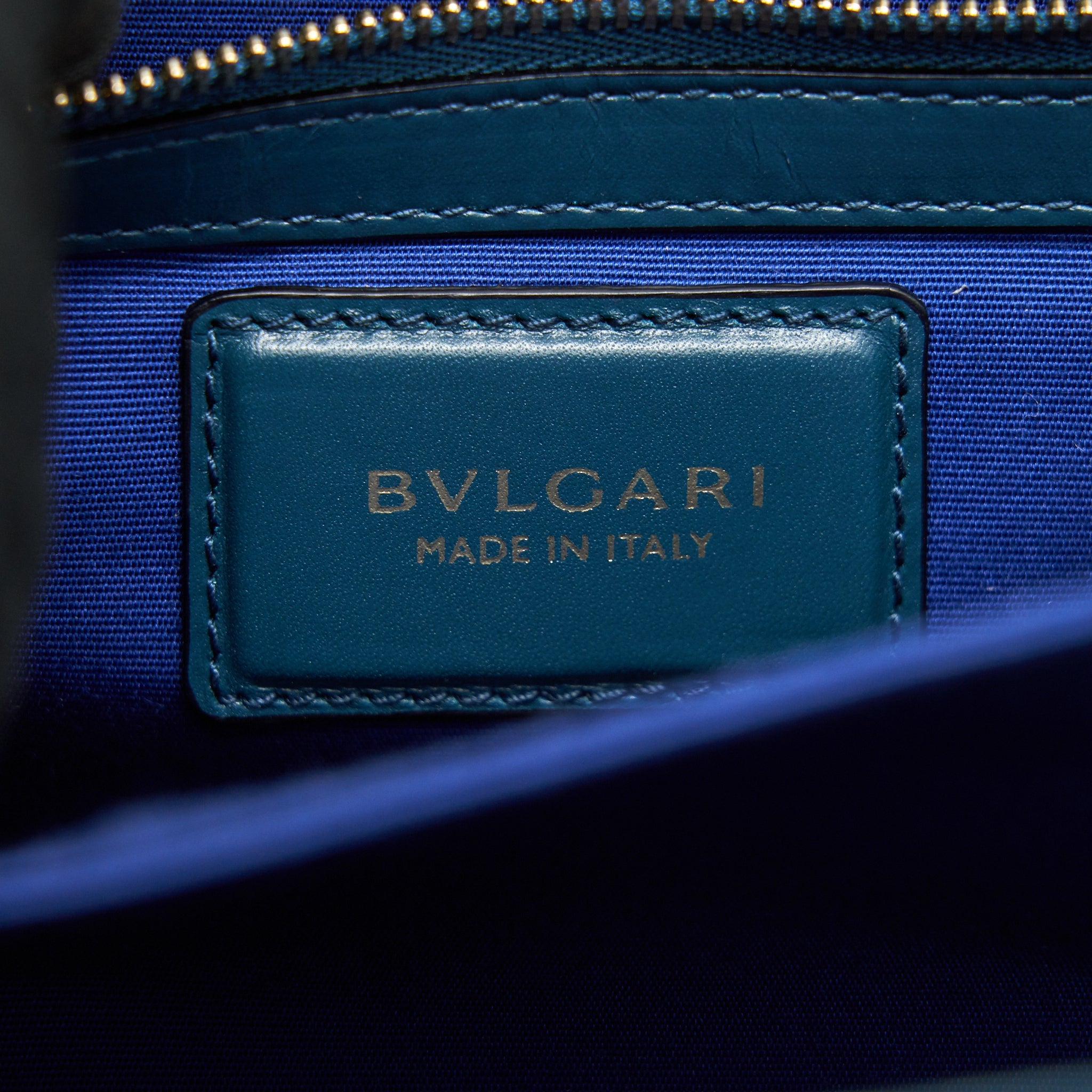 BVLGARI SERPENTI FOREVER TOP HANDLE BAG DARK GREEN
