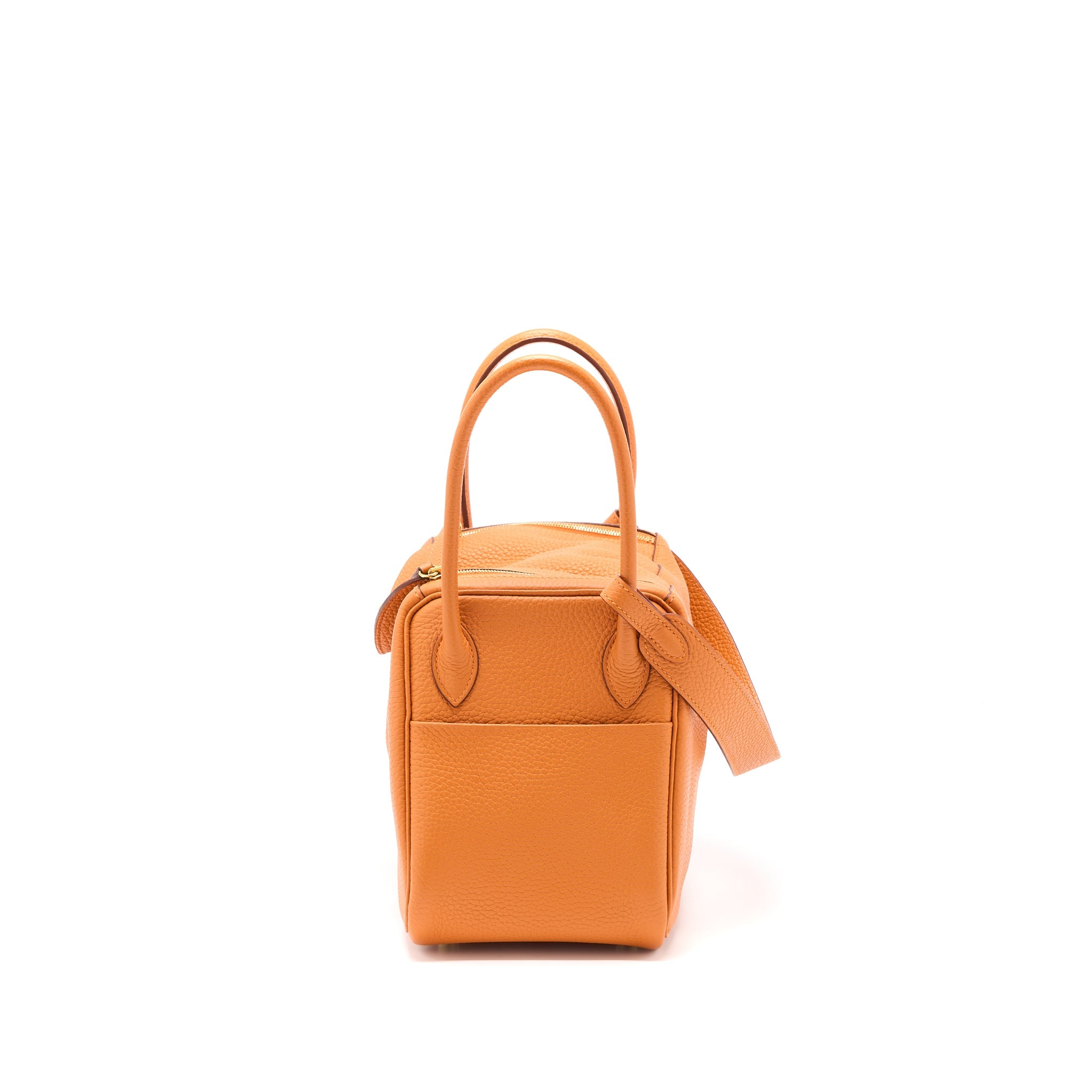 HERMES LINDY 26 CLEMENCE ORANGE GHW