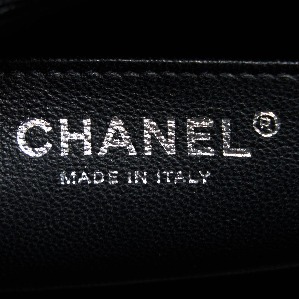 CHANEL JUMBO SINGLE FLAP BAG CAVIAR BLACK SHW