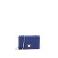 DIOR DIORAMA WALLET ON CHAIN BLUE WITH SHW