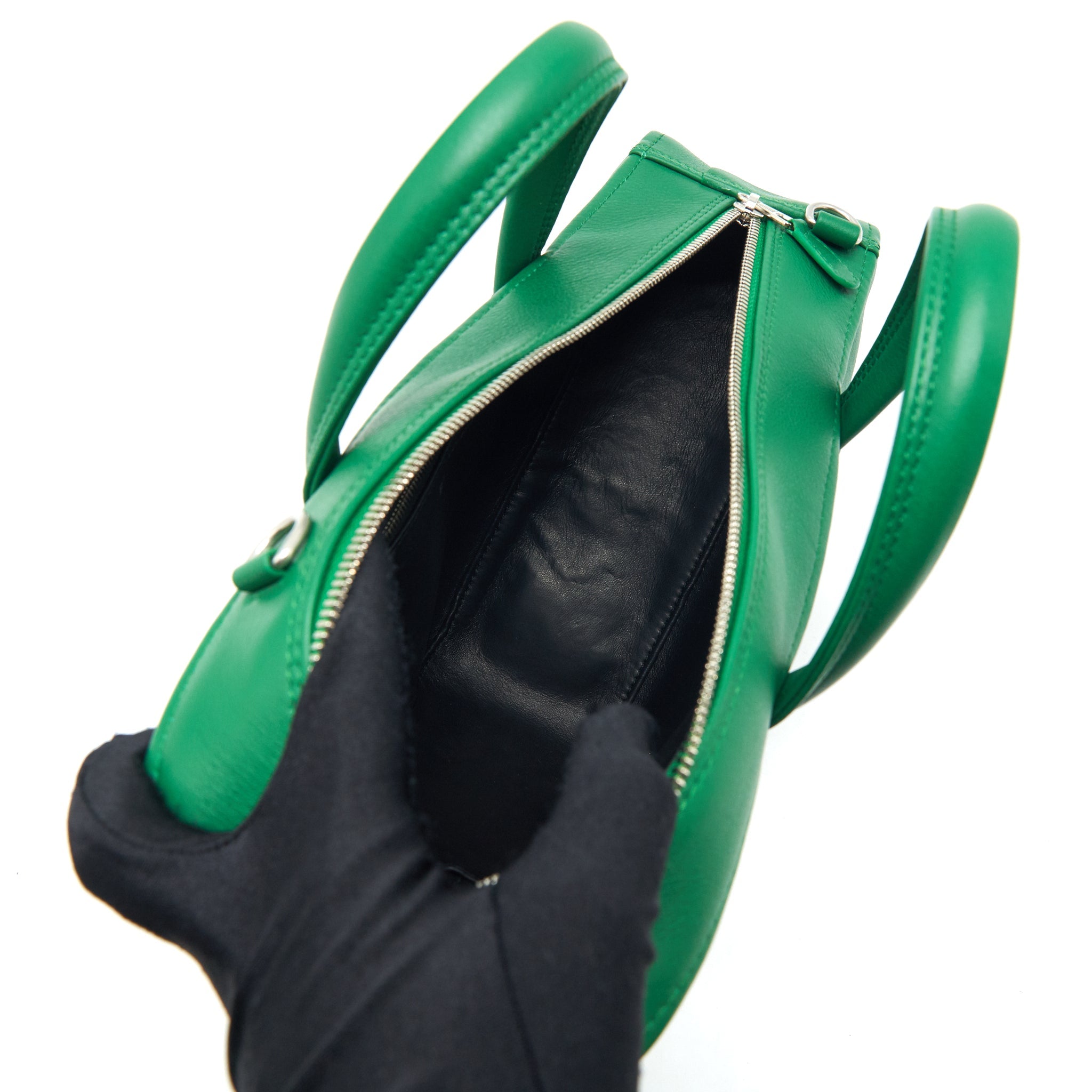 BALENCIAGA TRIANGLE DUFFLE BAG GREEN SHW
