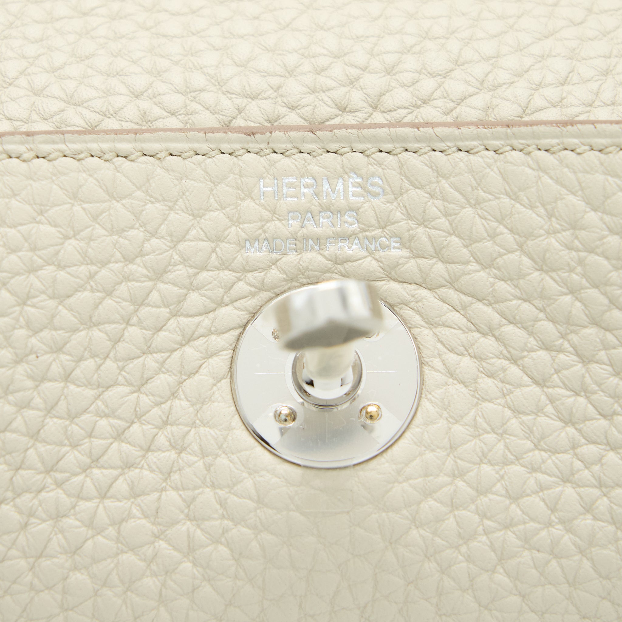 HERMES MINI LINDY CLEMENCE BETON SHW