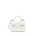 DELVAUX TEMPETE TOTE BAG CALFSKIN WHITE/MULTICOLOUR SHW