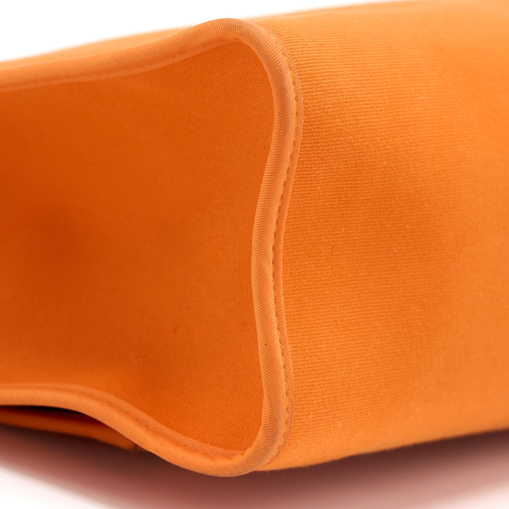 HERMES HERBAG 31 ZIP BAG CANVAS ORANGE SHW