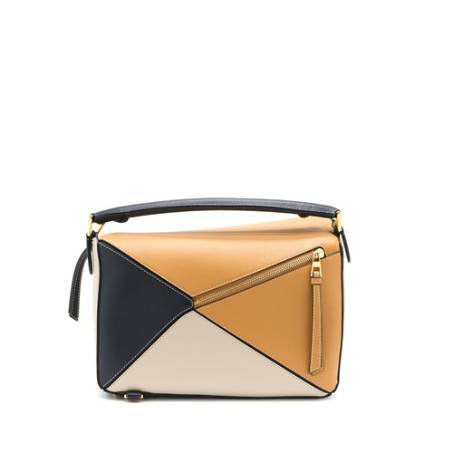 LOEWE MEDIUM PUZZLE BAG CALFSKIN MULTICOLOUR GHW
