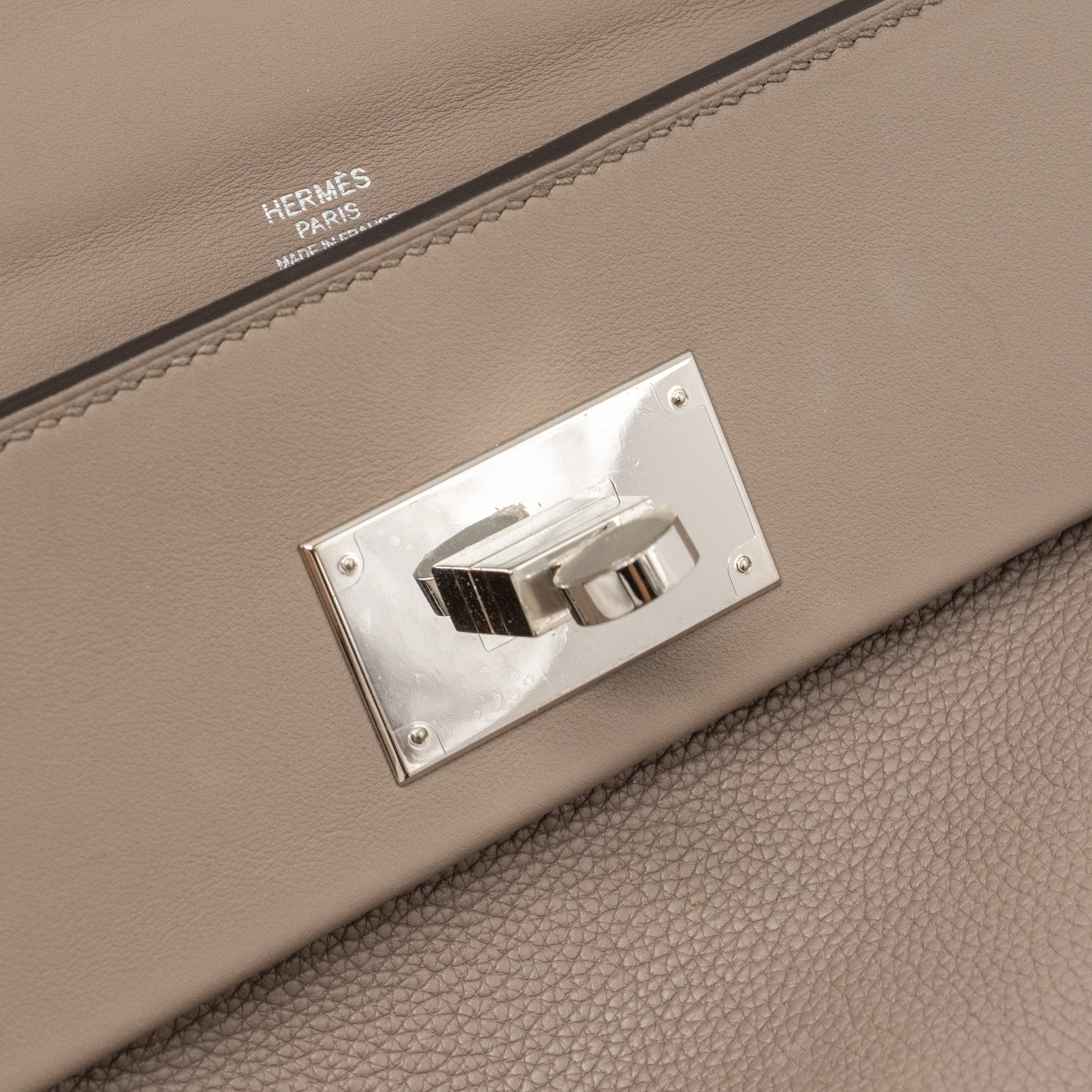 HERMES 2424 24/24 - 29 BAG MAURICE / SWIFT GRIS TOURTERELLE/ GRIS ASPHALTE SHW