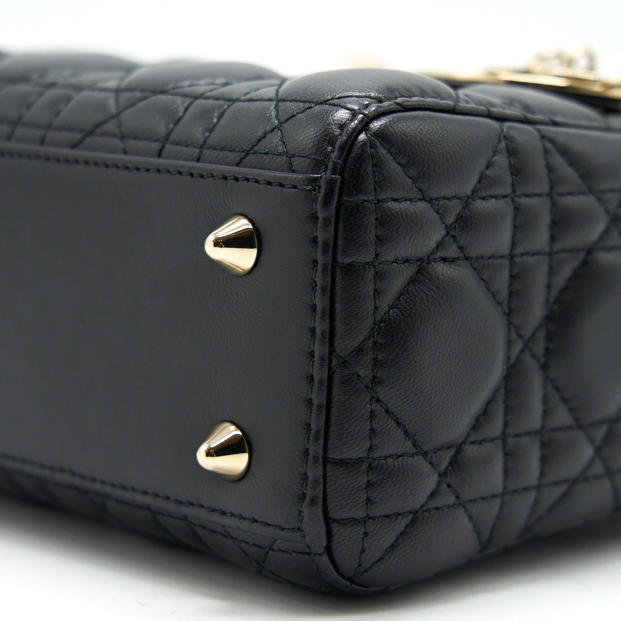 DIOR SMALL LADY DIOR BAG BLACK GHW