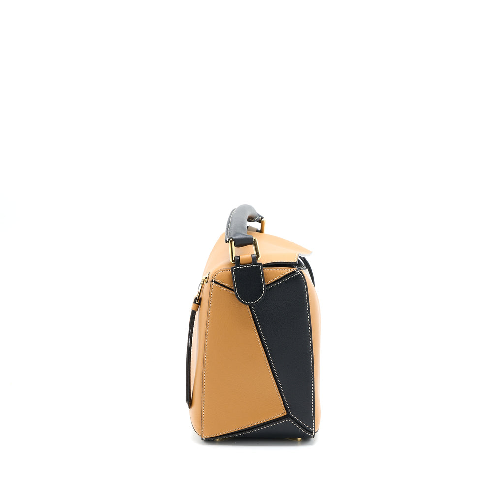 LOEWE MEDIUM PUZZLE BAG CALFSKIN MULTICOLOUR GHW