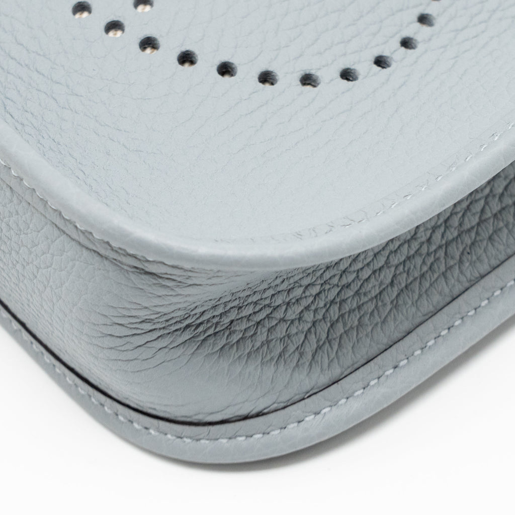 HERMES MINI EVELYNE CLEMENCE GRIS PANTIN LGHW