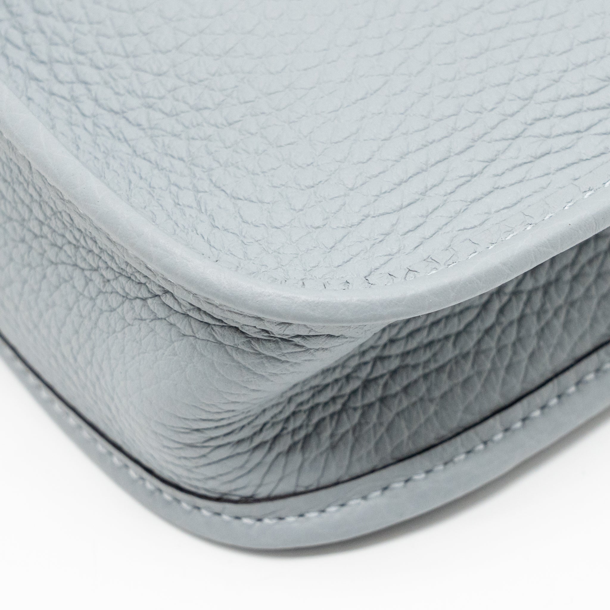 HERMES MINI EVELYNE CLEMENCE GRIS PANTIN LGHW