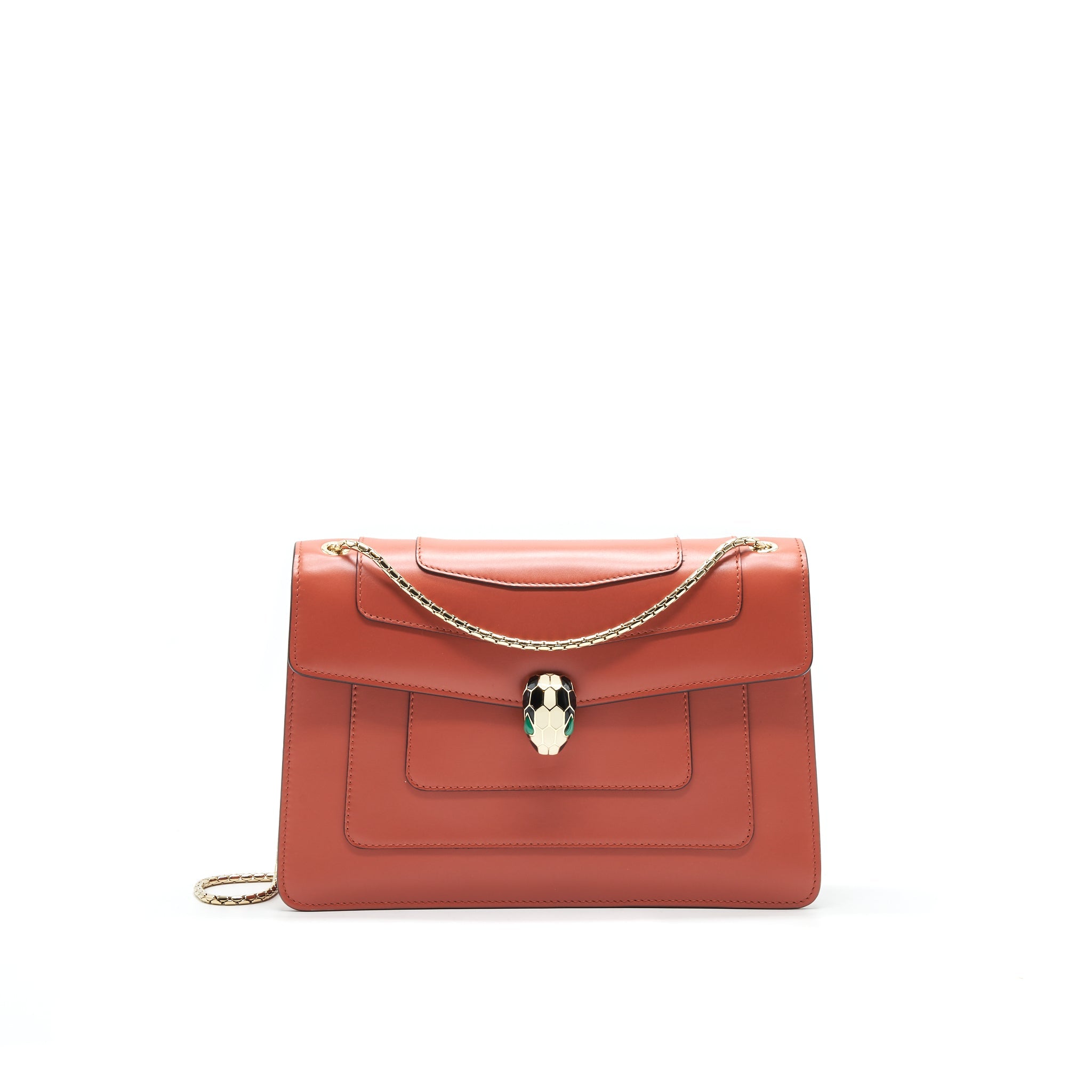 BVLGARI SERPENTI SHOULDER BAG CANYON AMBER