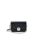PRADA PATTINA IN GLACE BAG CALFSKIN BLACK SHW