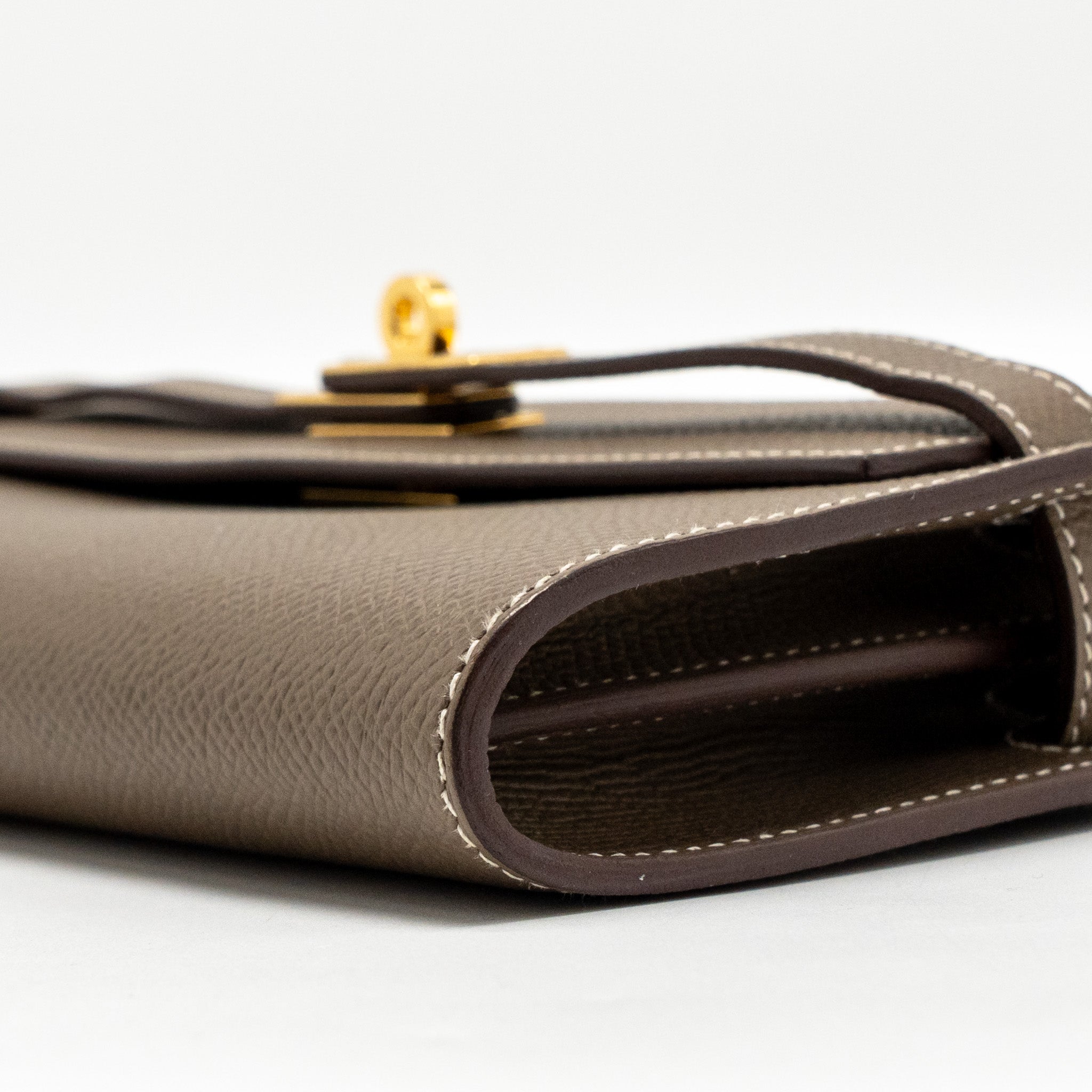 HERMES KELLY TO GO EPSOM ETOUPE GHW
