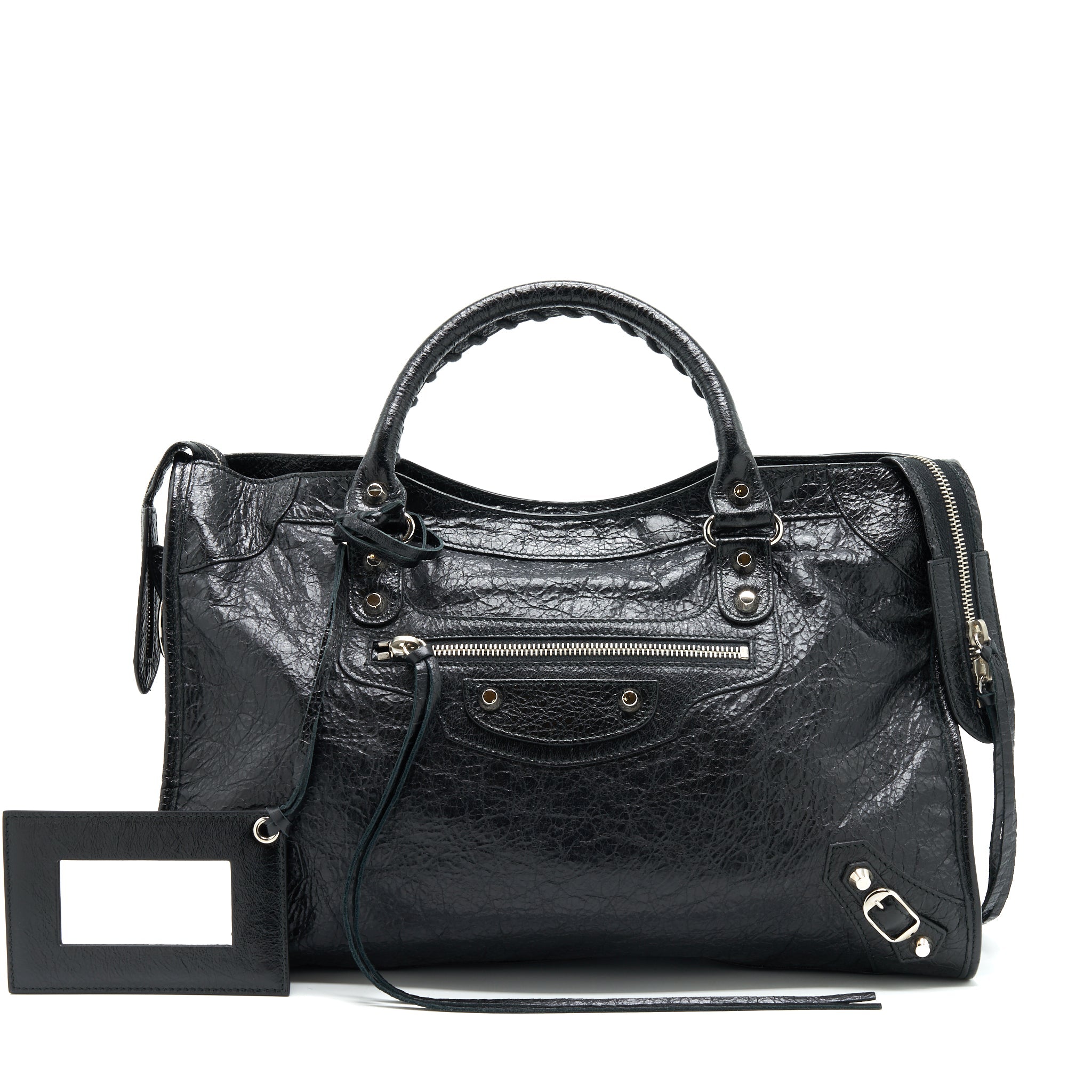 BALENCIAGA CITY BAG BLACK SHW