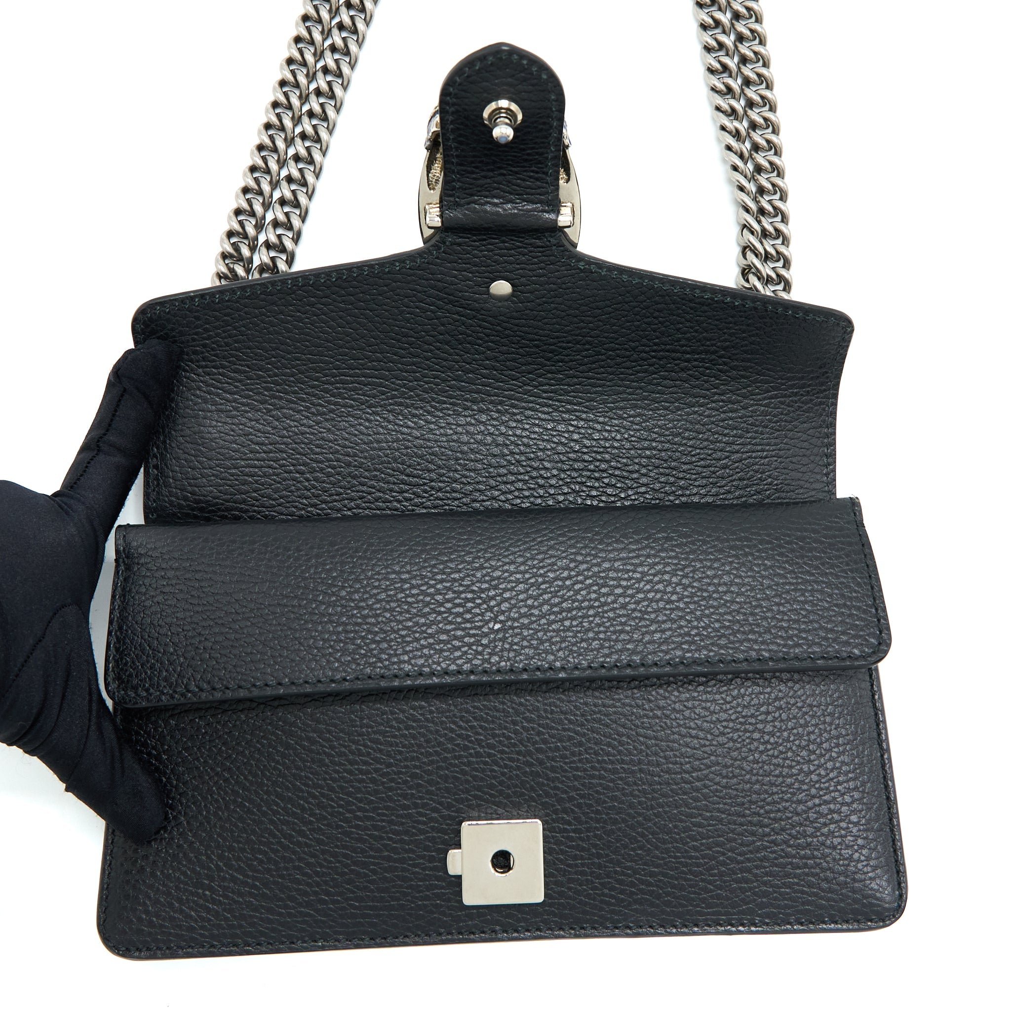 GUCCI SMALL DIONYSUS SHOULDER BAG BLACK SHW