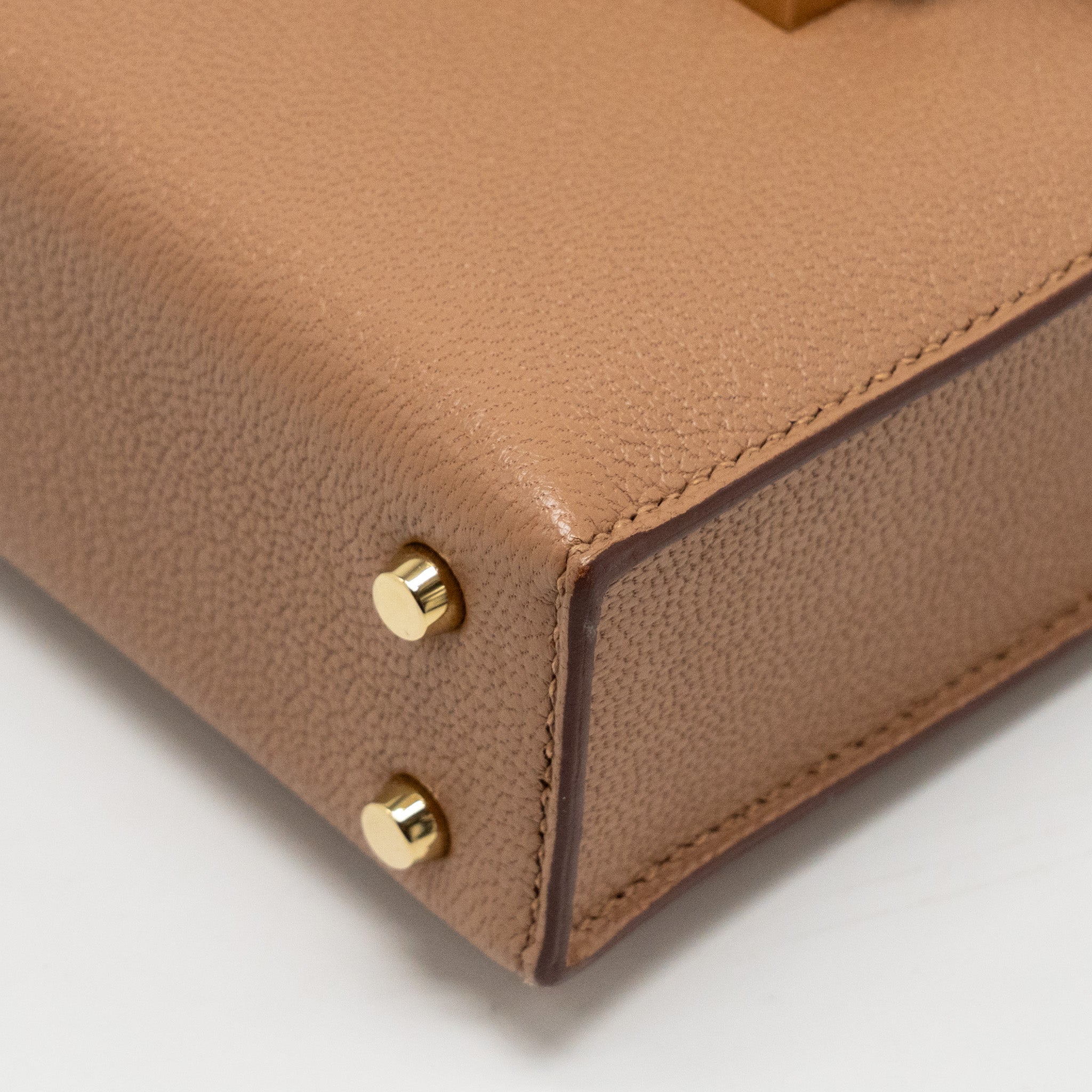 HERMES MINI VERROU CHÈVRE MYSORE 2J QUEBRACHO LGHW